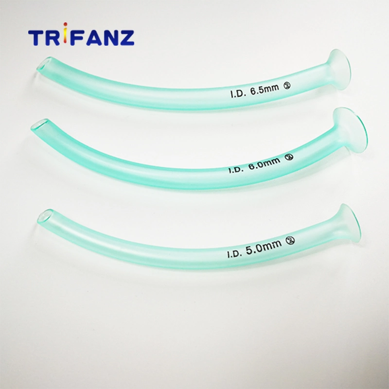 High Quality Green Blue Colors PVC Nasopharyngeal Airway Guedel Nasal Airway