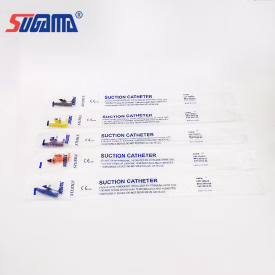 卸売滅菌真空制御吸引カテーテル無料閉鎖吸引カテーテル