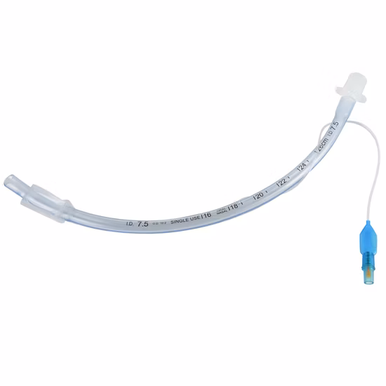 中国メーカー CE ISO 強化口腔鼻 Ett 気管内チューブ (カフあり/なし)
